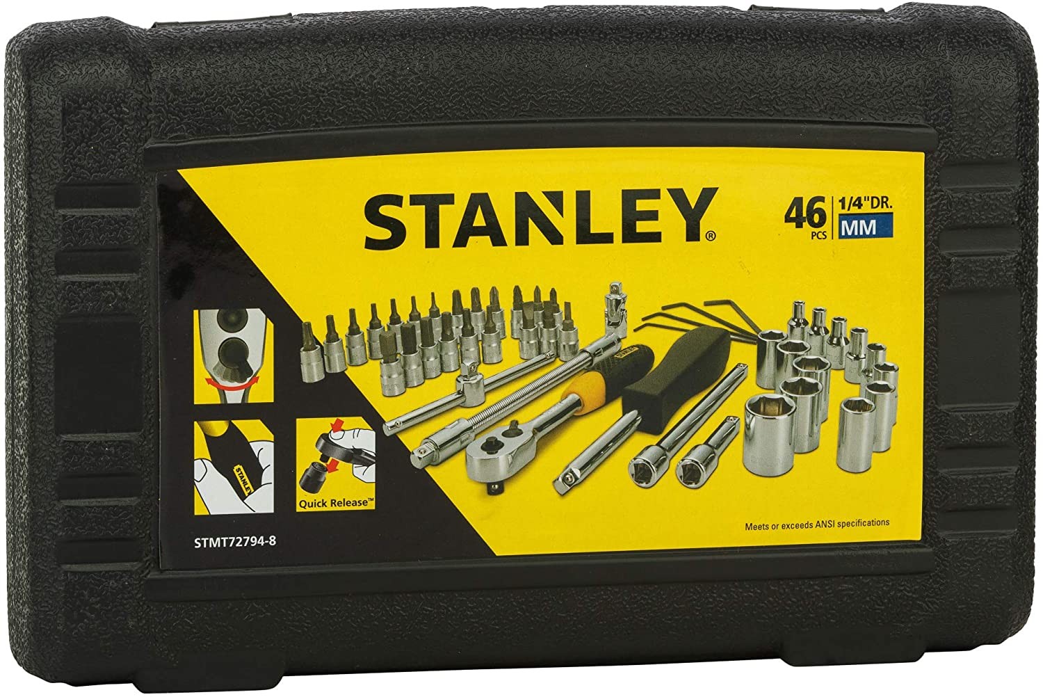 STANLEY Socket Set 46 PCS STMT727948