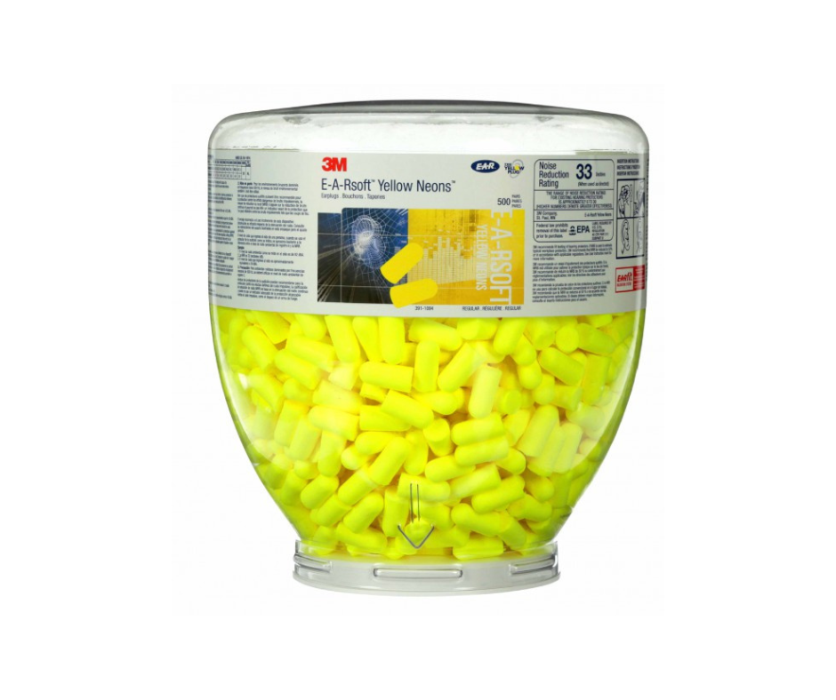 3M - سدادات أذن E-A-Rsoft  Refill بدون سلك مقاس عادي ٥٠٠ قطعة - 391-1004